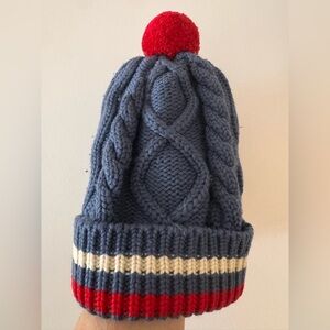 Scoop‎ NYC Blue Pom Pom beanie